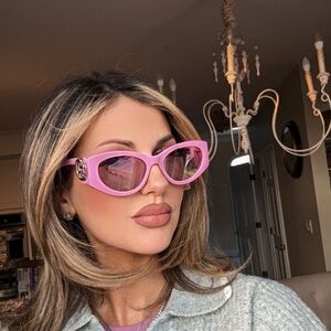 New Gucci Pink Sunglasses